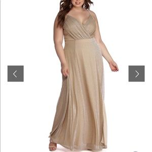 Beautiful plus sparkle dress